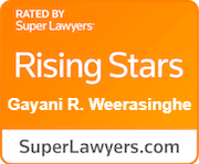 Image of Rising Stars Gayani R. Weerasinghe SuperLawyers.com